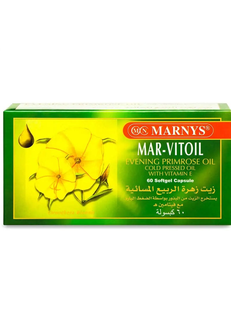 Marnys Mar-Vit Oil Evening Primrose Oil For Women 60 Capsules - Image 1