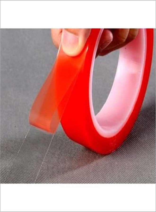 TRUEBOND Double Sided Polyester Tape Red Liner Size - (12mm X 25 Meter) - Image 5
