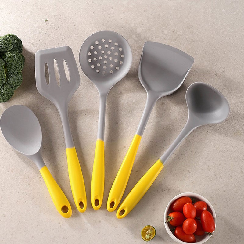 1 Set of Kitchen Utensils Silicone Kitchen Utensils Silicone Utensils Silicone Cooking Utensils Set - Image 4