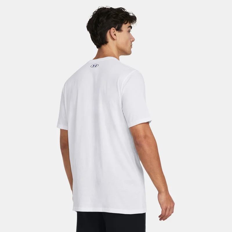 UNDER ARMOUR White Men's Foundation T-Shirt for Men | Best Price UAE