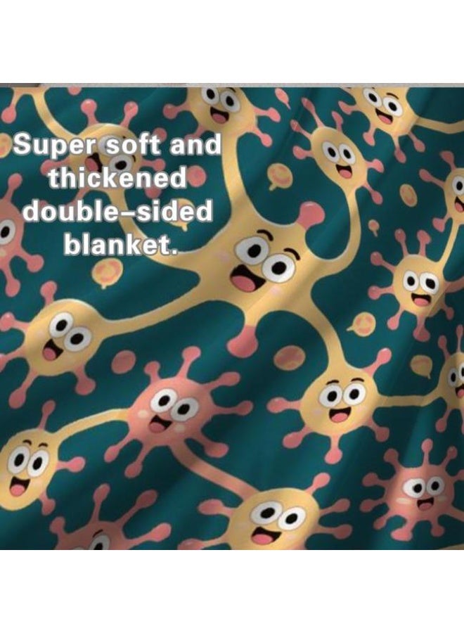 general Baby and children's cartoon flannel thin blanket (warm and comfortable, suitable for sleep, game use) 70cm*100cm - Image 5