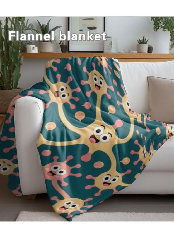 general Baby and children's cartoon flannel thin blanket (warm and comfortable, suitable for sleep, game use) 70cm*100cm - Image 4