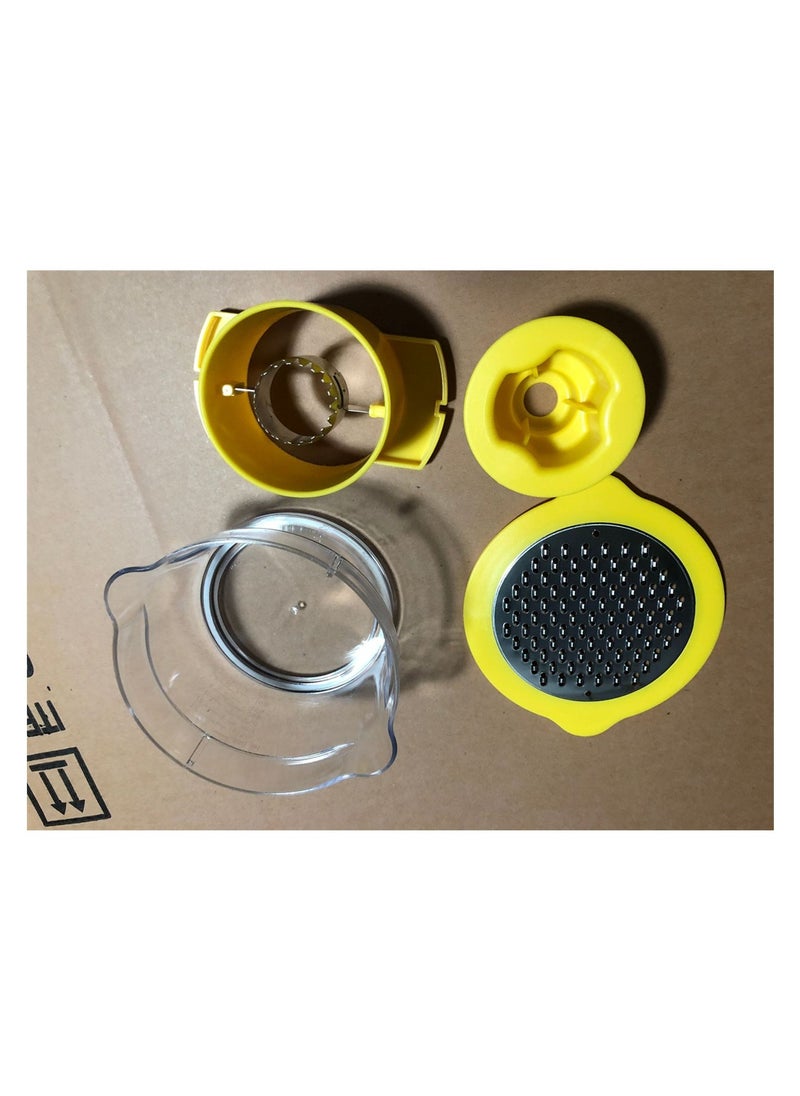 SYOSI Corn Peeler Tool, Corn Stripper & Remover with Built-In Cup Grater, Corn Cutter with Bowl and Safety Handle, Ginger Grater, Essential Kitchen Gadget for Corn on the Cob  - Image 3