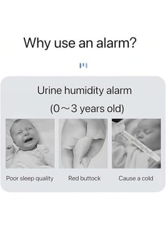 General Wireless Bedwetting Alarm, Boy & Girl, Temperature, Humidity, Sound & Vibration Sensing Display, Bedwetting Sensor, Wireless Bedwetting Alarm System for Kids or Elderly  - Image 3