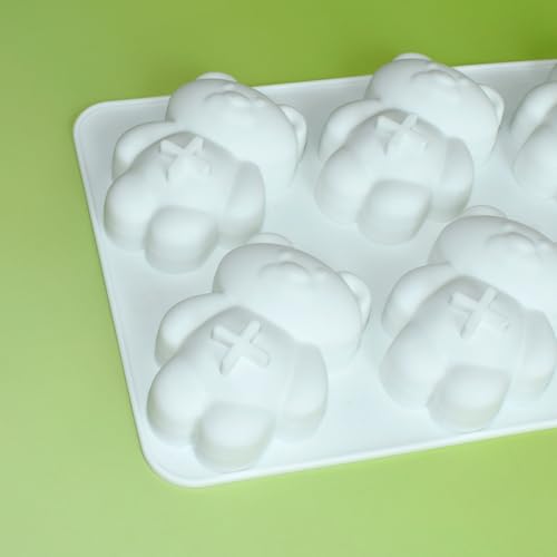 mostsom 3D Bear Shape Silicone Molds for Baking Mousse Cake Fondant Mold French Dessert Pastry Chocolate Mould Soap and Ice Cream Baking Mold for Cakes B_ Bear - Image 3
