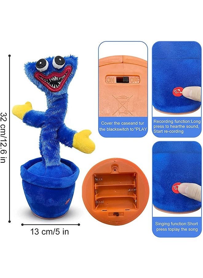 GROIC 2022 New Electric Singing Dancing Poppy Playtime Plush Toys Repeat+Recording+Dance+Sing for Babies Home Decoration Children's Early Education  - Image 5