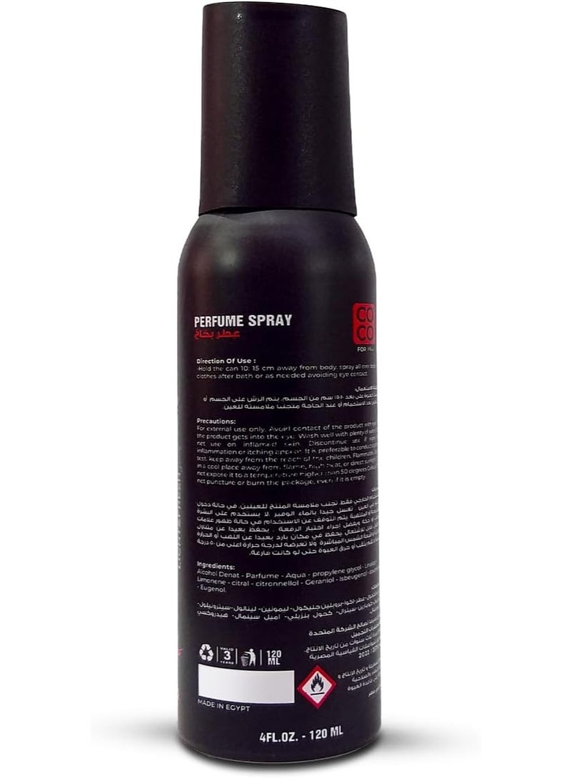 Coco BLAZE For Men Body Spray 120ml - Image 3