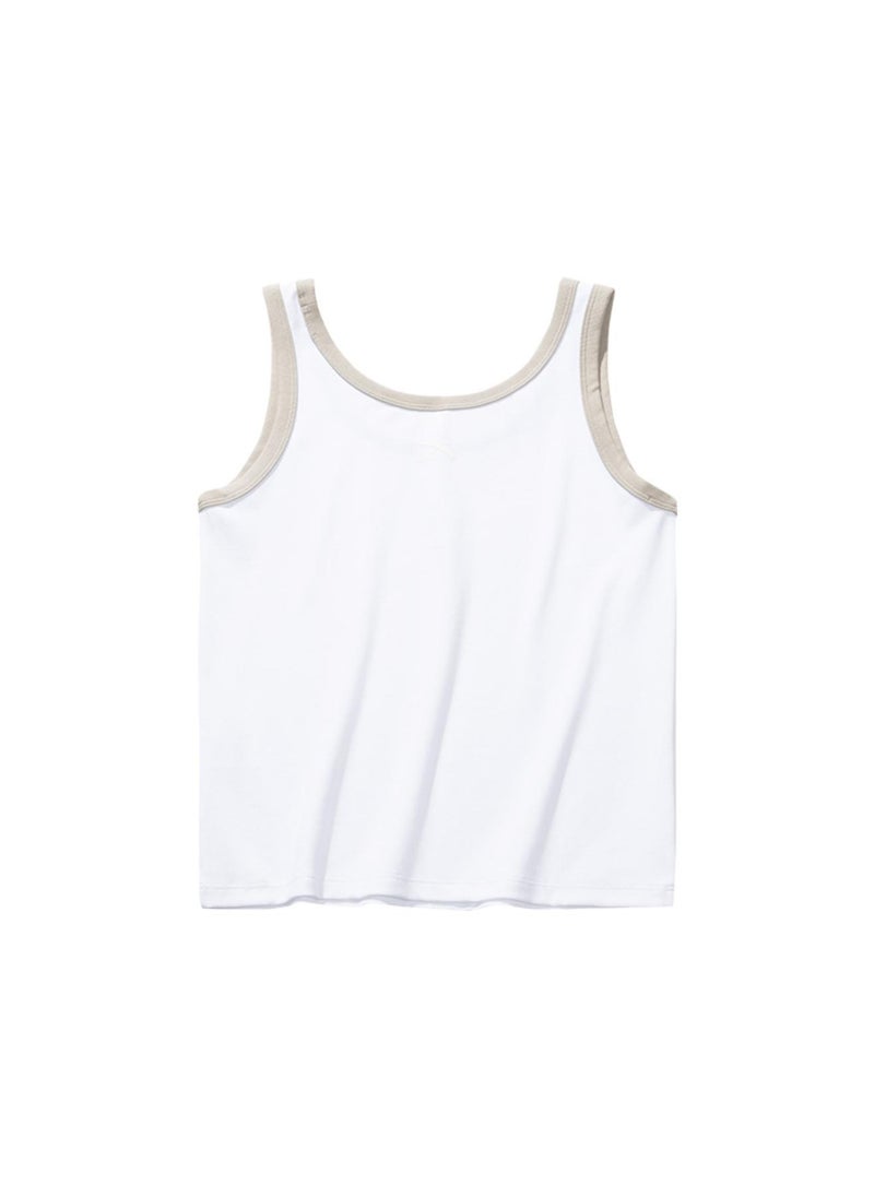 انتا سترة رياضية كلاسيكية بيضاء - Image 2