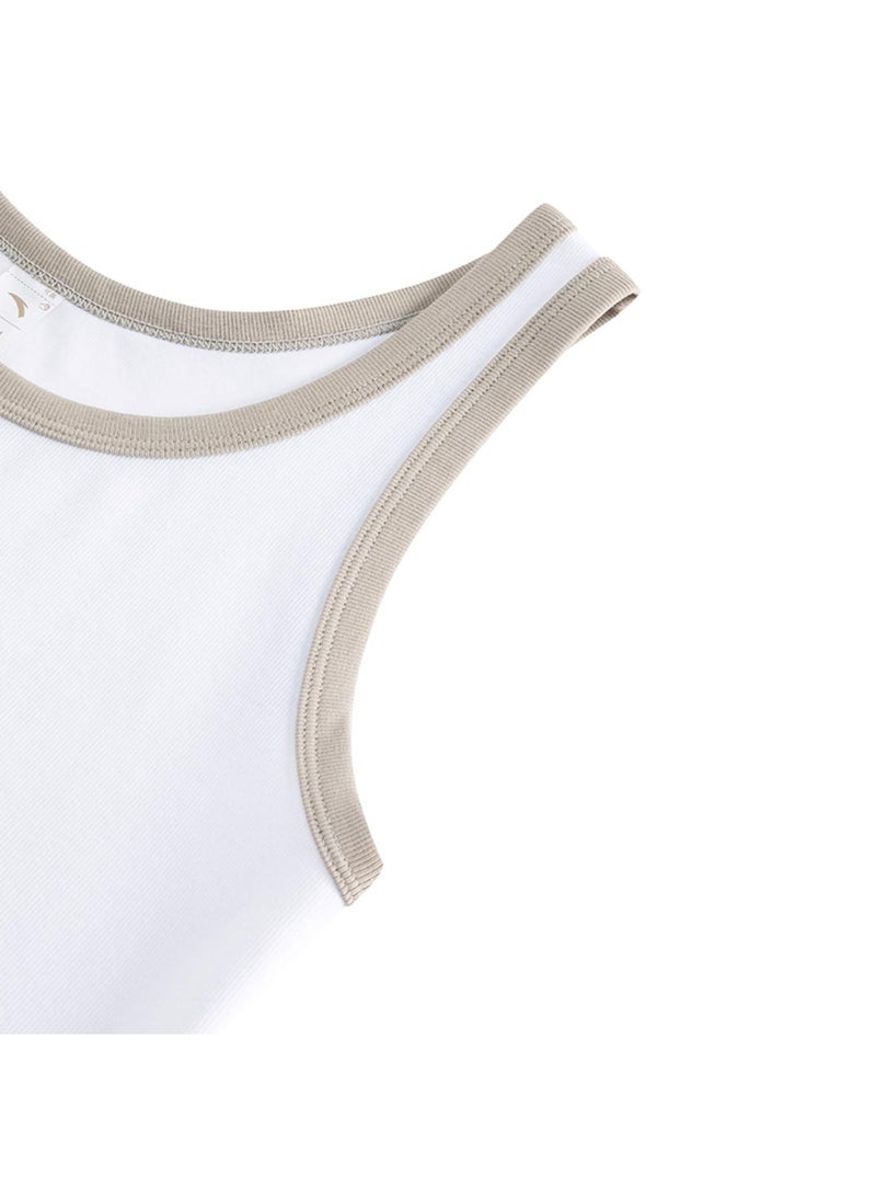 انتا سترة رياضية كلاسيكية بيضاء - Image 4