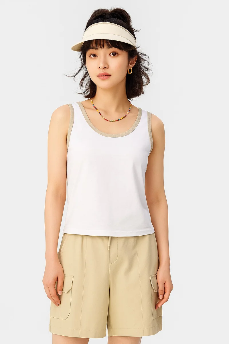 ANTA SPORTS RETRO Knit Tank  - Lifestyle