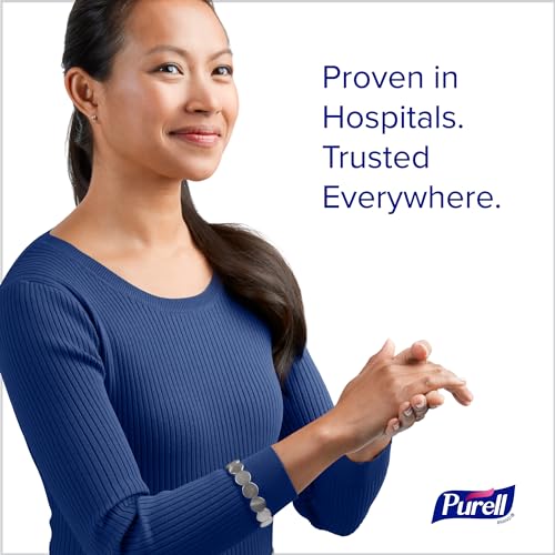 Purell Advanced Hand Sanitizer Refreshing Gel Design Series, Clean Scent,Clear, 8 Fl Oz Pump Bottle (Pack of 4), 9652-06-ECDECO - Image 2