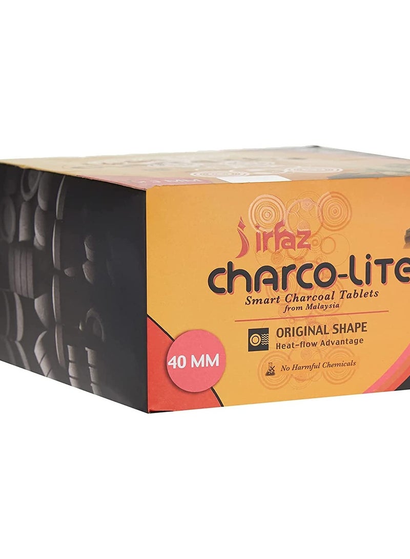 irfaz Charco lite Quick Ignite Bakhoor Charcoal 80 Peice-40MM-AL SAQER - Image 5