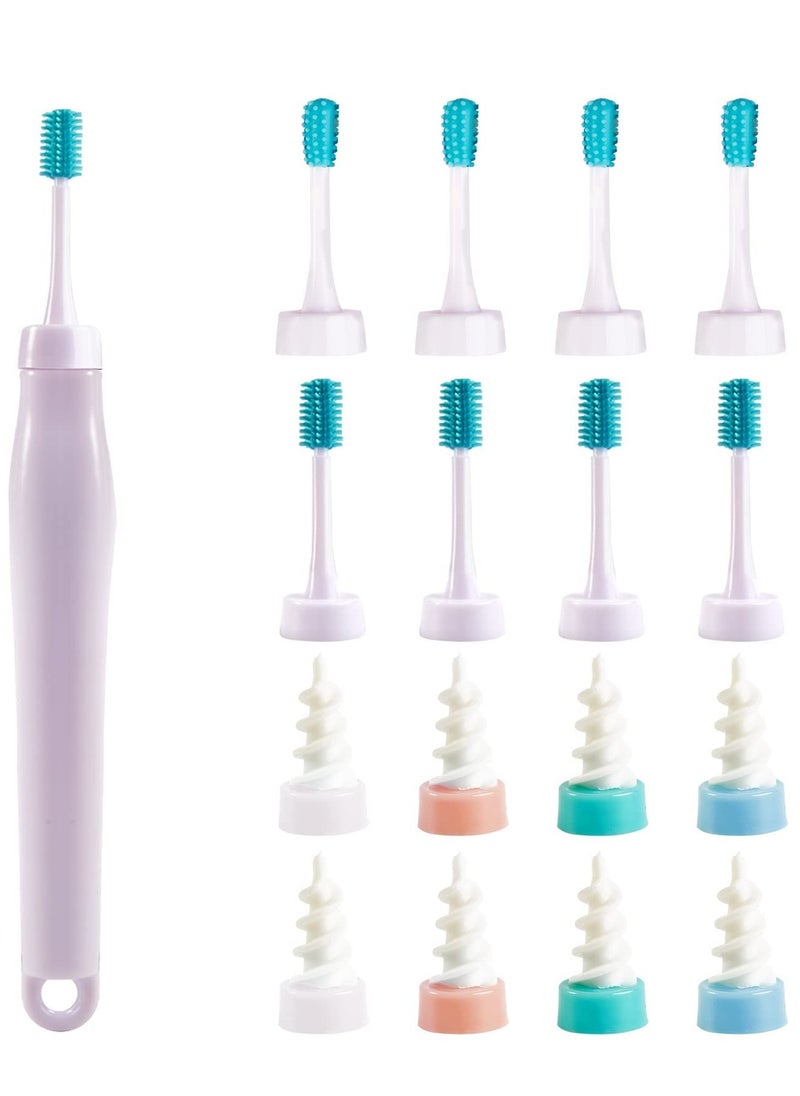 SYOSI - Earwax Remover Kit 16 Pcs Ear Wax Remover Tool Silicone Ear Cleaner with 8 Spiral Brushes 4 Ear Brushes and 4 Massage Safe for Adults and Children - Image 1