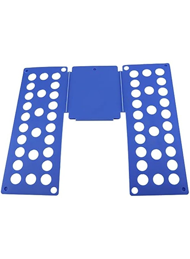 Quick Child Clothes Folding Board T Shirt Pants Board Fold for Organizer Size for Bundled Kid Sizes for Adjustable Folding Plate Laundry Liners (Blue) - Image 3