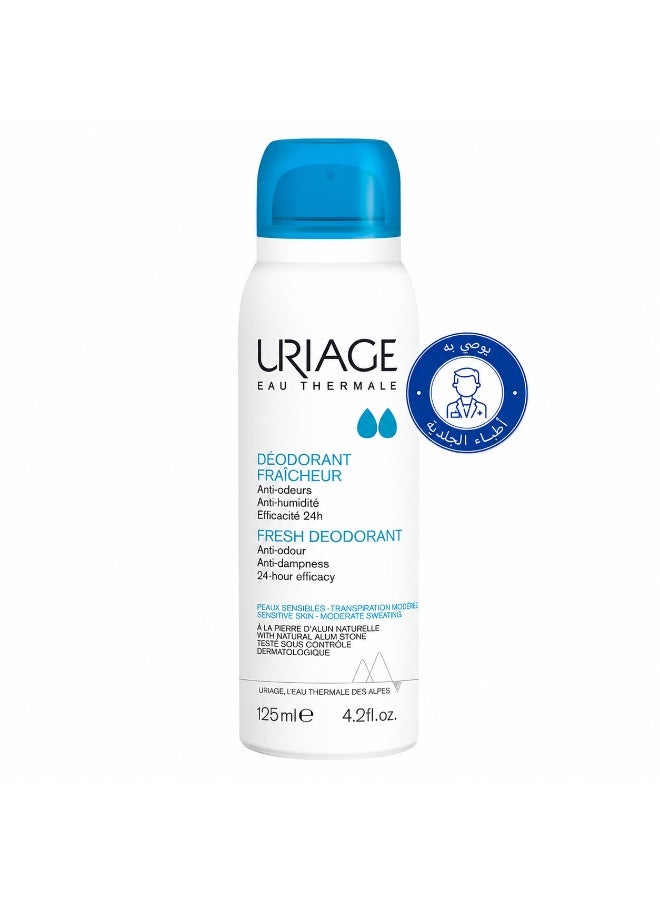 Uriage The barcode belongs to the Uriage Fresh Deodorant Spray (125ml) - Image 1