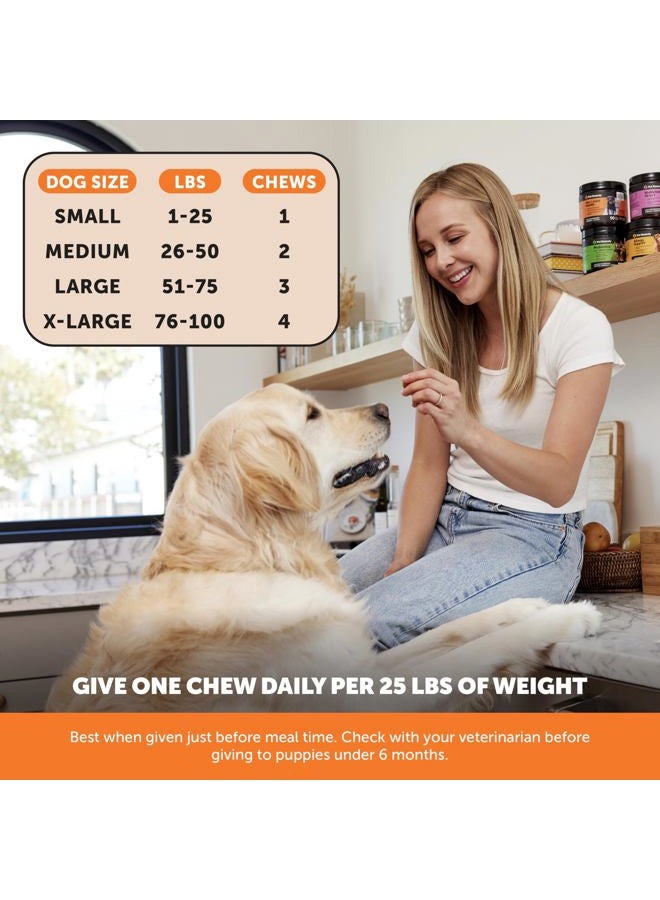 Pet Honesty Glucosamine Chondroitin, MSM, Turmeric - Advanced Hip and Joint Support Supplement for Dogs Chews and Joint Pain Relief - 90 ct - Image 5