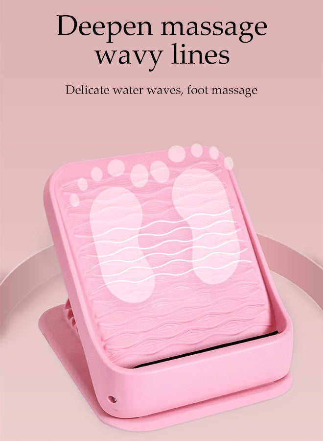 DUNISO Portable Calf Stretching Tilt Board,Adjustable  Stretch Plate With Non-slip Foot Pads,Six Speed Mode ,for Home Yoga Gym Fitness Office Workout (Pink) - Image 3