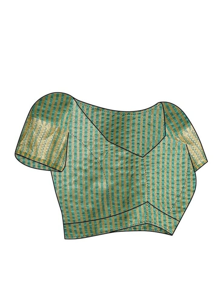 Accessorize Kingdom - Women's Assam Silk Saree With Unstitched Blouse Piece (Assam Silk) - Image 1