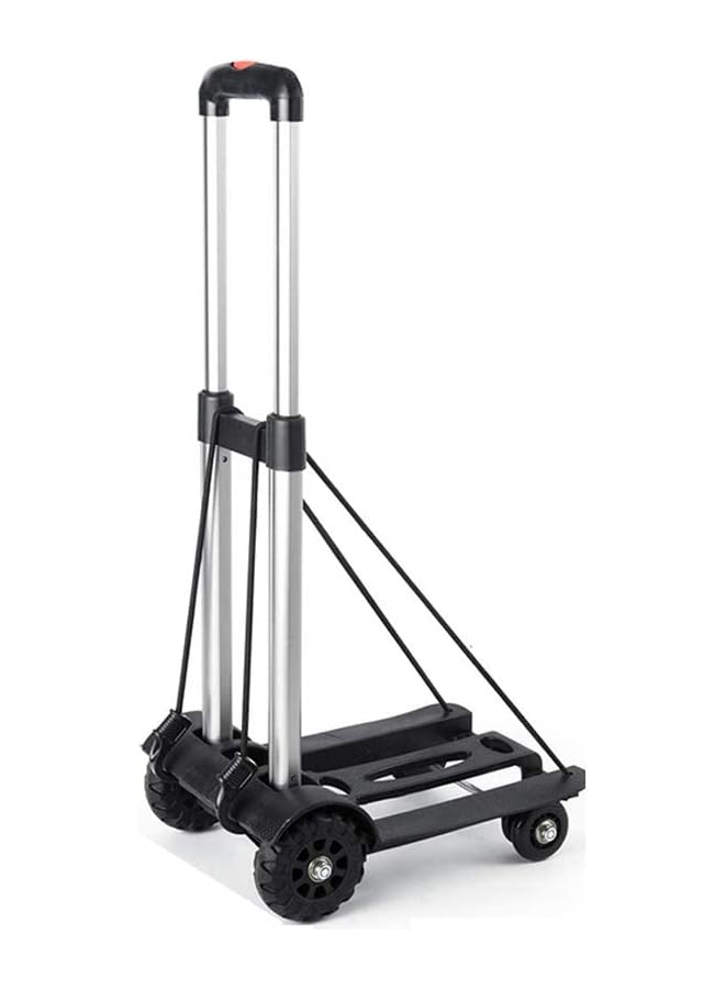 إيروريكس عربة يدوية قابلة للطي ذات 4 عجلات وبنية صلبة مع قضيب تلسكوبي من الألومنيوم، عربة تسوق قابلة للطي، هيكل كبير، قابلة للطي في حقيبة الظهر - Image 1