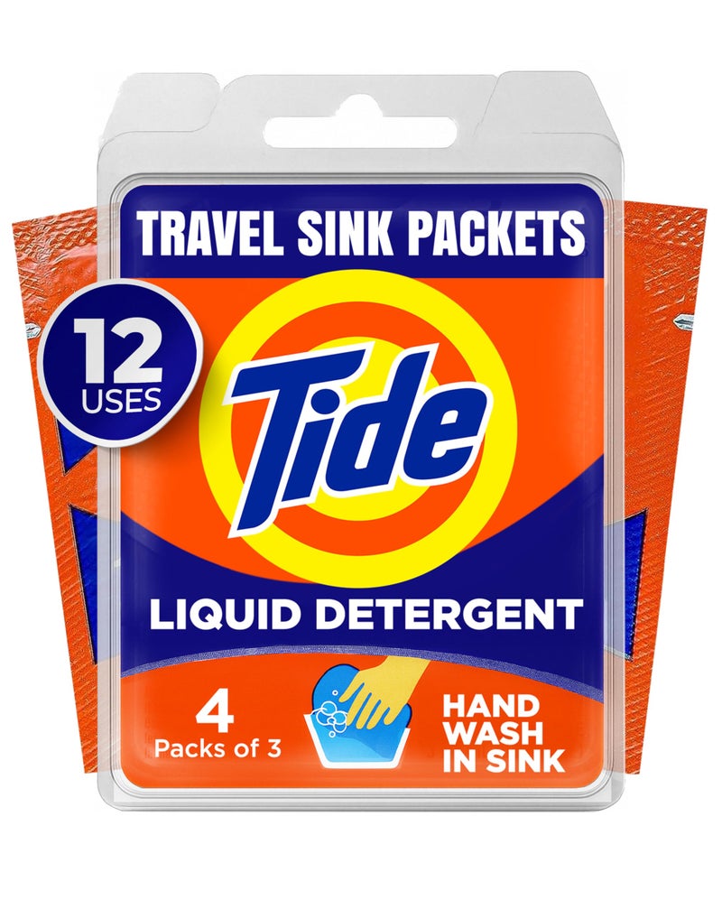 Tide Sink Pack Liquid Laundry Detergent 051 oz Pack of 12