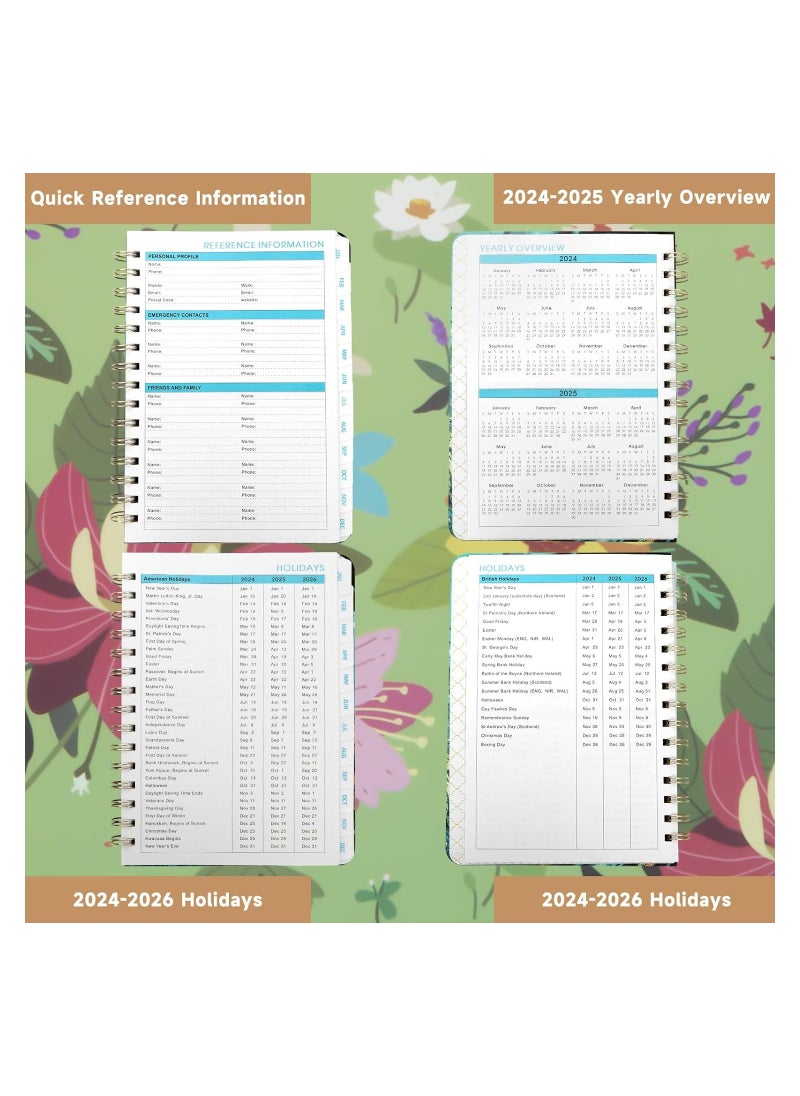 RATSAW 2024 Planner Undated Weekly and Monthly Life Planner to Hit Your Goals and Live Happier 12 Months Academic Daily Planner Appointment Book Yearly Agenda Productivity for Women and Men  - Image 3