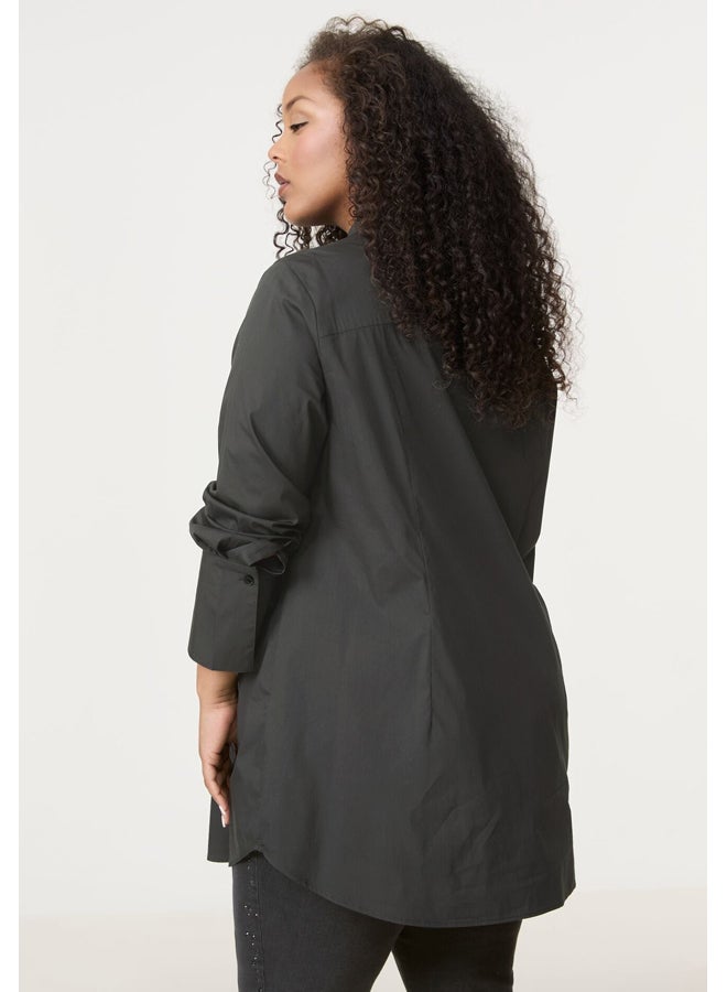 Rhinestone Long Sleeve Shirt