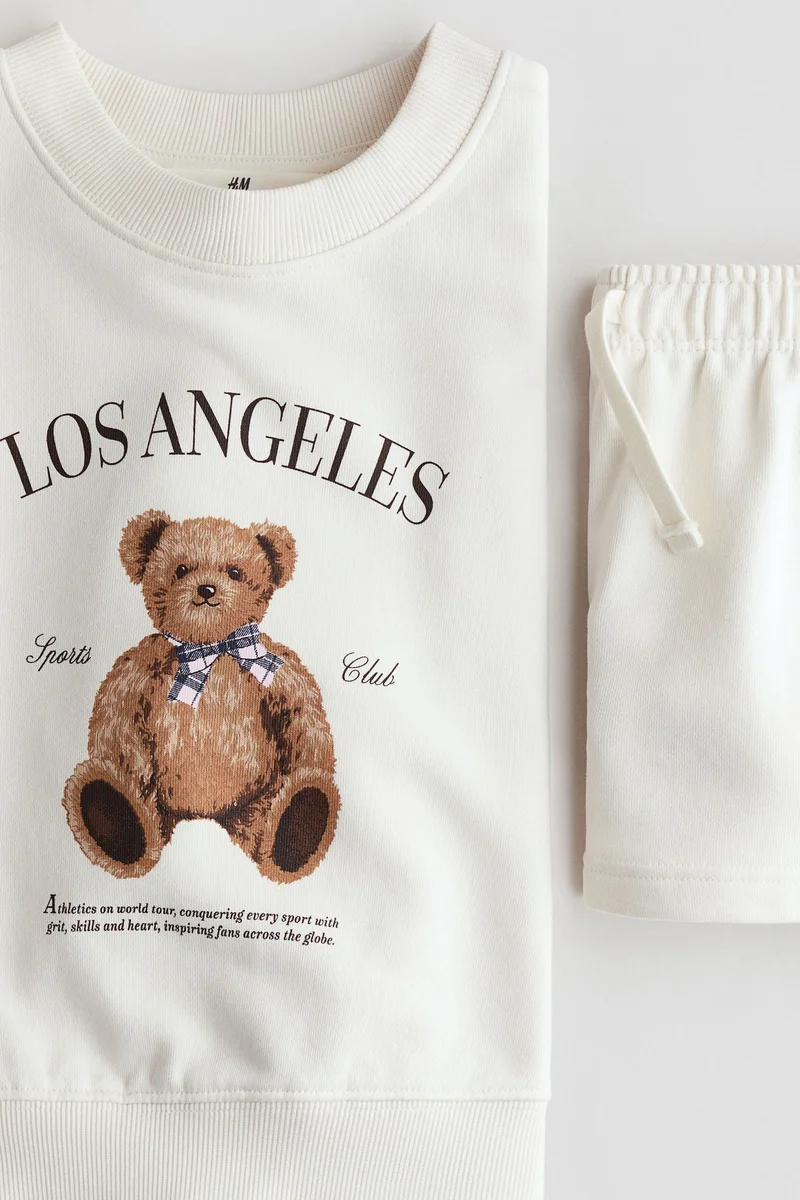 H&M 2-piece sweatshirt set