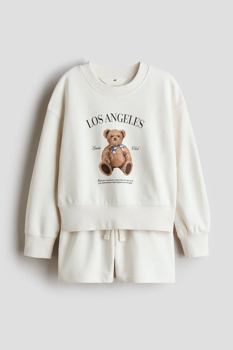 H&M 2-piece sweatshirt set