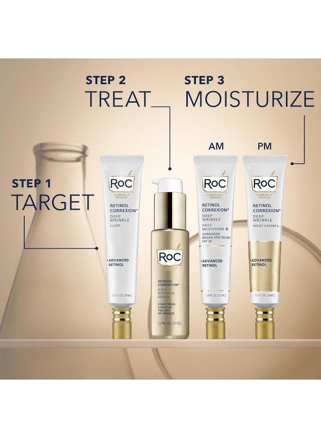 Retinol Correxion Deep Wrinkle Facial Filler With Hyaluronic Acid And Retinol 1 Oz