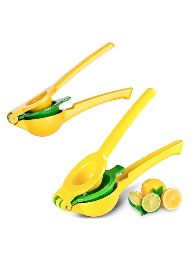 2 Piece Simple Craft 2-In-1 Lemon Squeezer,Easy To Use Manual Juicer Hand Press,Lemon Juicer & Lime Squeezer.  - Image 1