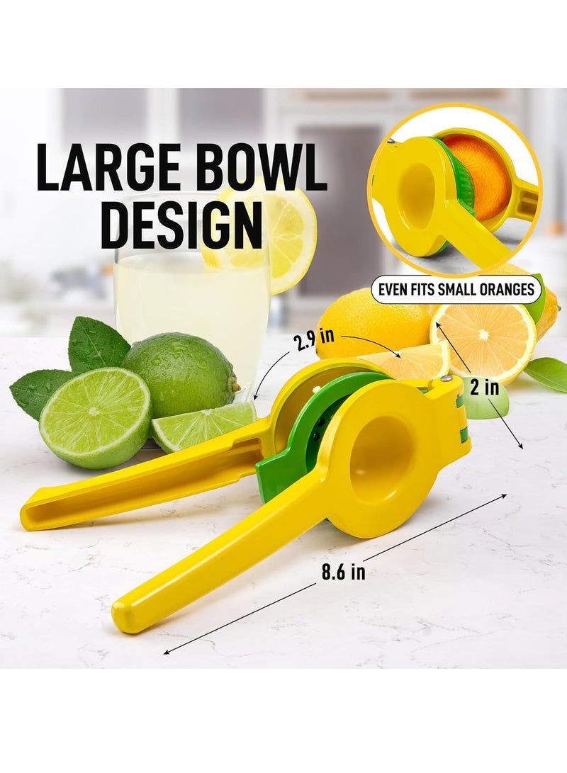 2 Piece Simple Craft 2-In-1 Lemon Squeezer,Easy To Use Manual Juicer Hand Press,Lemon Juicer & Lime Squeezer.  - Image 2