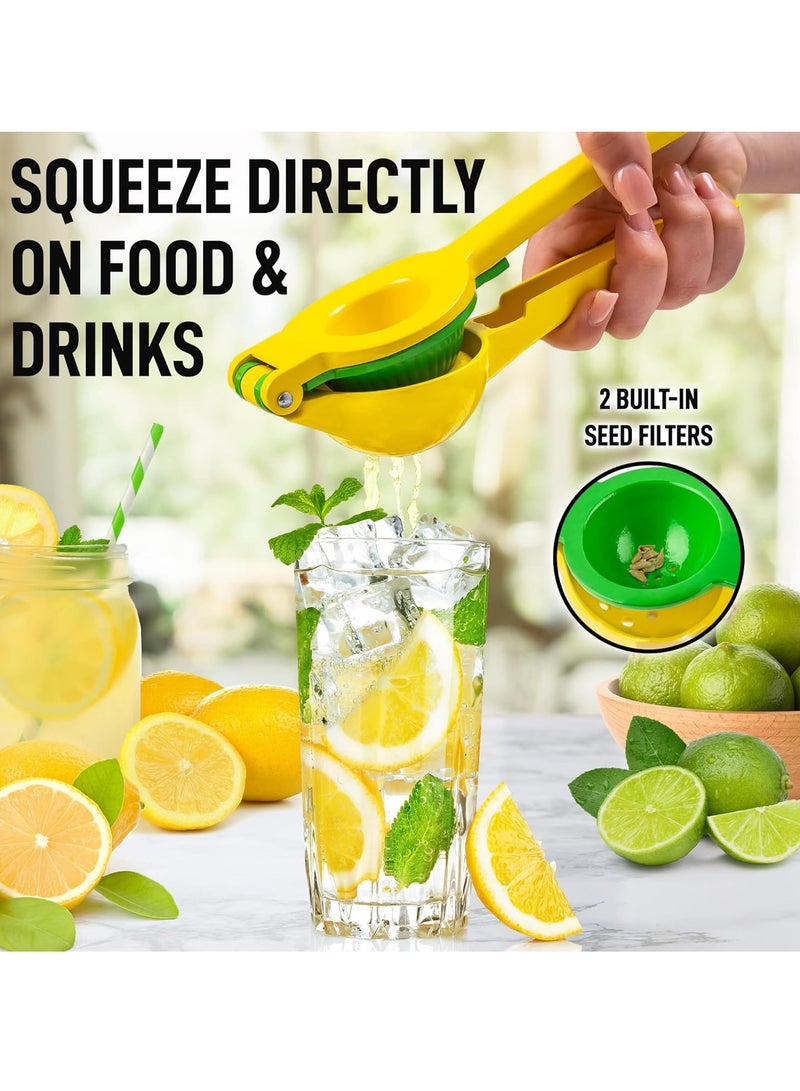 2 Piece Simple Craft 2-In-1 Lemon Squeezer,Easy To Use Manual Juicer Hand Press,Lemon Juicer & Lime Squeezer.  - Image 3