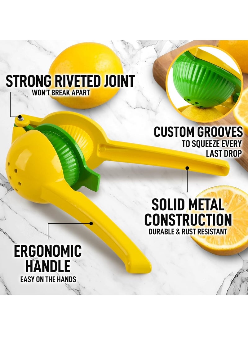 2 Piece Simple Craft 2-In-1 Lemon Squeezer,Easy To Use Manual Juicer Hand Press,Lemon Juicer & Lime Squeezer.  - Image 5