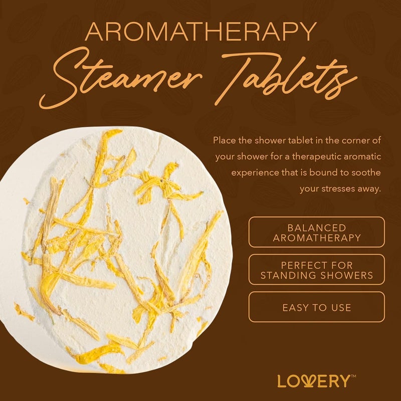 LOVERY Christmas Gifts for Women Gift Basket for Women - 10 Pc Almond Milk & Honey Beauty & Personal Care Set - Home Bath Pampering Package for Relaxing - Spa Self Care Kit - Birthday, Mom, Anniversary Gift - Image 2
