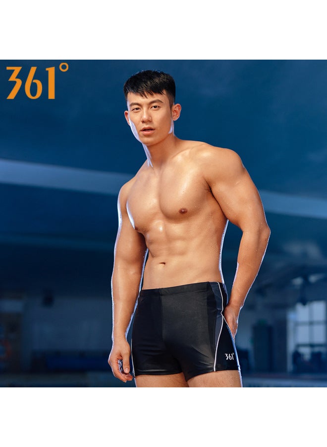 361 Swimming Trunks Men's Boxer Fashion Swimming Trunks Professional Sports Equipment Quick-drying Loose Beach Men's Swimming Trunks