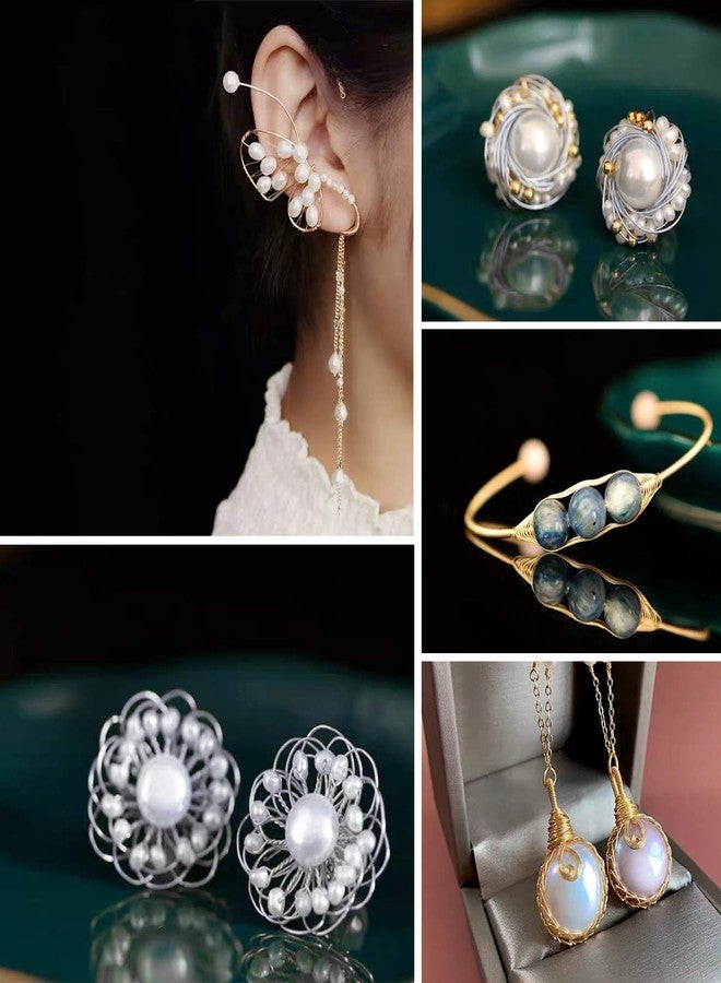 MIKIMIQI 328Ft Jewelry Wire - 26 Gauge Tarnish Resistant Copper Beading Wire for Jewelry Making, 0.4mm X 100m (Silver Color) - Image 5