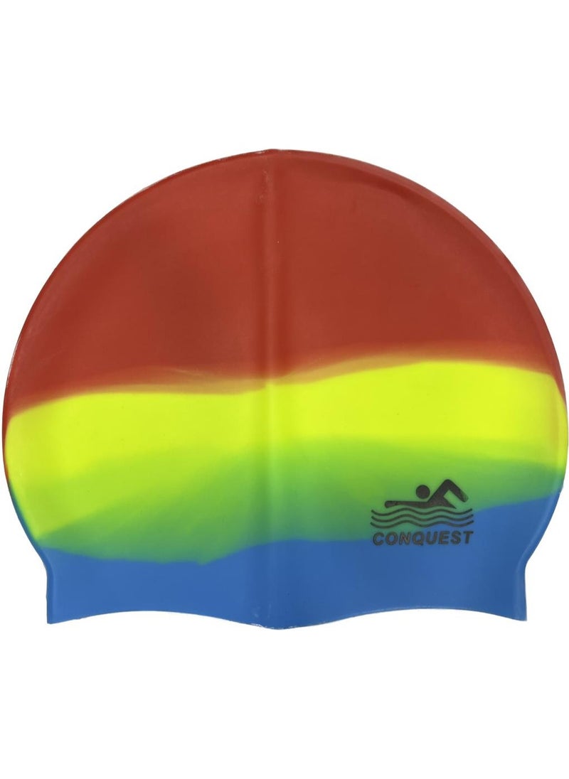 CONQUEST Silicone concrete swimming cap-multicolor  - Image 4