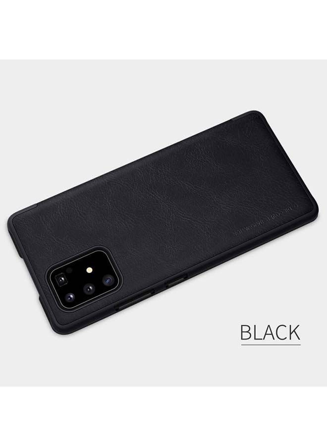 NIBEMINENT Leather Flip CaseCover For Samsung Galaxy S10 Lite 2020 G770 Black - Image 2