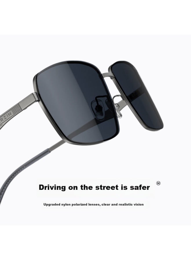Parzin Polarized Sungl For Men, Fashionable And Simple, Outdoor Fishing, Sun Protection, Safe Driving, Trendy Sungl - Image 5