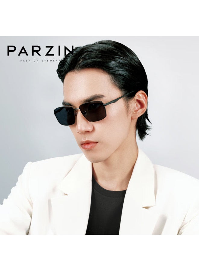 Parzin Polarized Sungl For Men, Fashionable And Simple, Outdoor Fishing, Sun Protection, Safe Driving, Trendy Sungl - Image 1