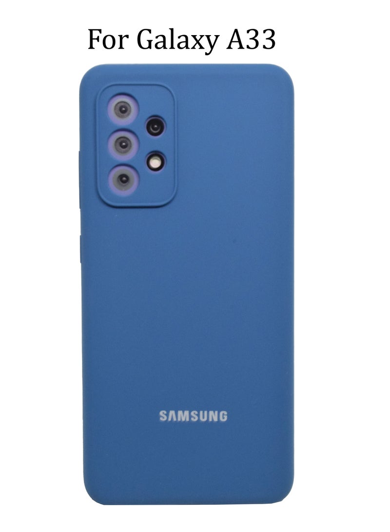 general Silicone Protective Cover for Samsung Galaxy A33 Slim Stylish Case with Inside Microfiber Lining - Image 1