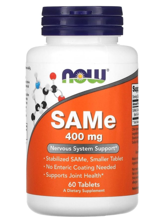 now SAMe 400 ملغ 60 قرص