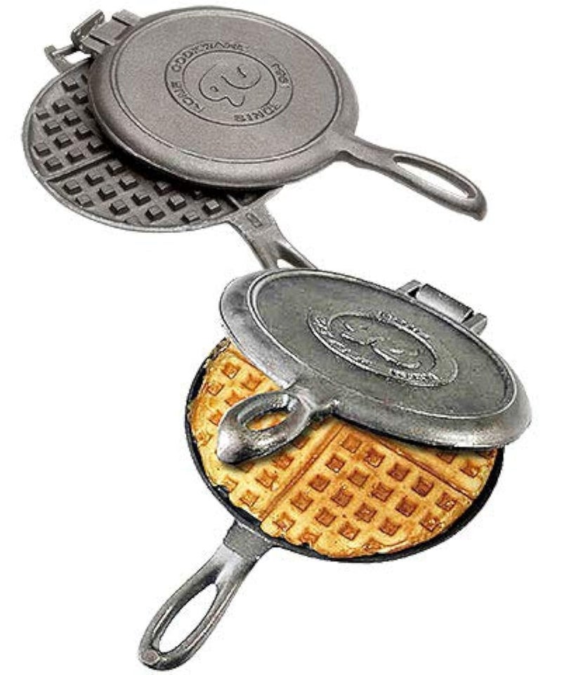 Rome Cast Iron Old Fashioned Waffle Irons Pack of 2