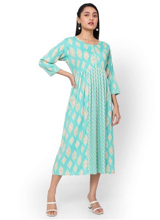 SHORT PRINTED THREEFORTH SLEEVES CASUAL ARABIC KAFTAN JALABIYA DRESS - pzsku/ZCB85B6C2D88E9FC6CD6FZ/45/_/1700908516/73574e57-e4a6-4a4e-bc7e-efe266ebe1de