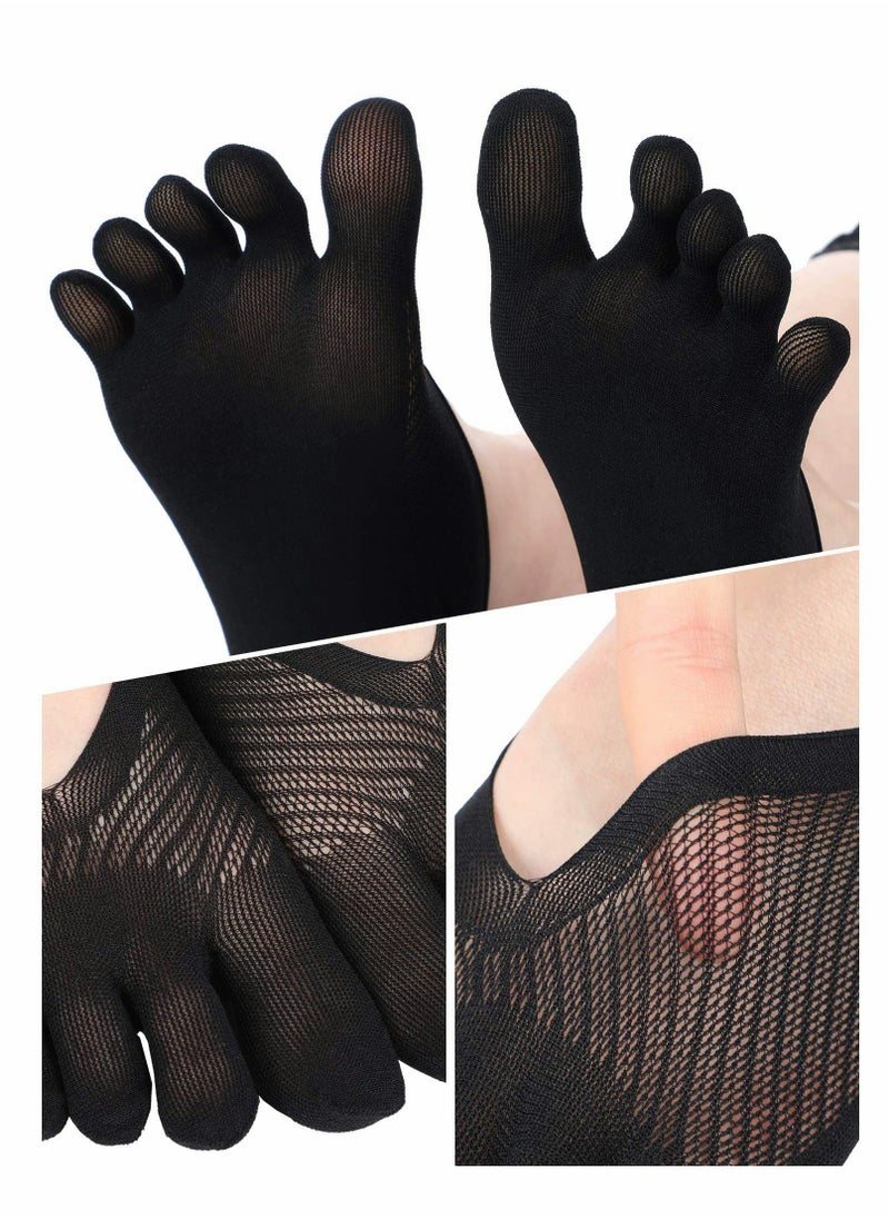 KASTWAVE - Toe Sock, 6 Pairs Full Five Finger Socks Low-cut Liner Athletic for Women Separated with Gel Tab - Image 1