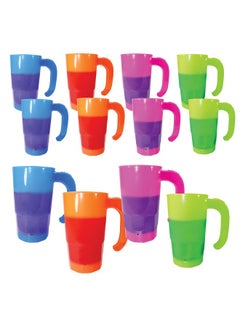 AAkron AAkron 20oz. Color Changing Stackable Beer Stein, Top Shelf dishwasher safe, BPA Free - set of 12 (Colors may vary)  - Image 1
