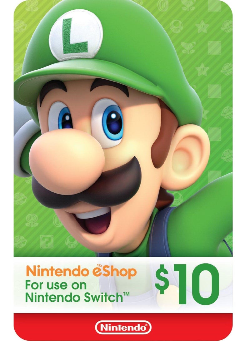 Nintendo eShop Gift Card - 10 USD - Image 1