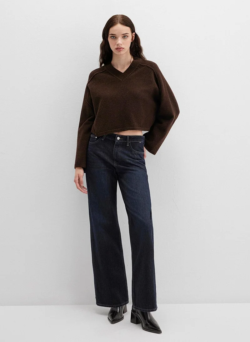 مافي Malibu Deep Brushed Denim Jean Pants