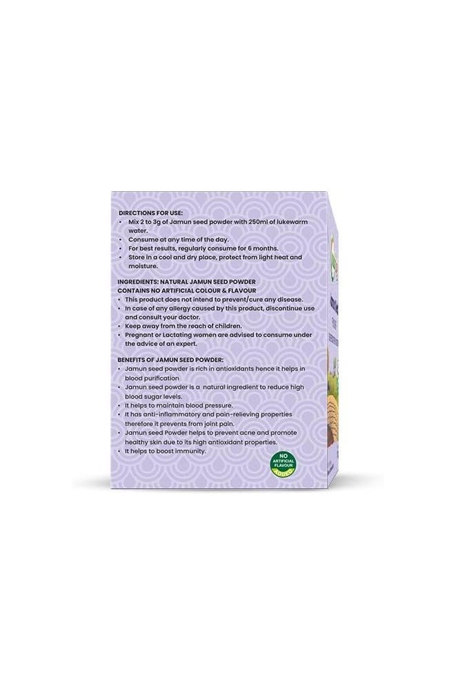 Nutriorg Organic Jamun Seed Powder 100 g - Image 2