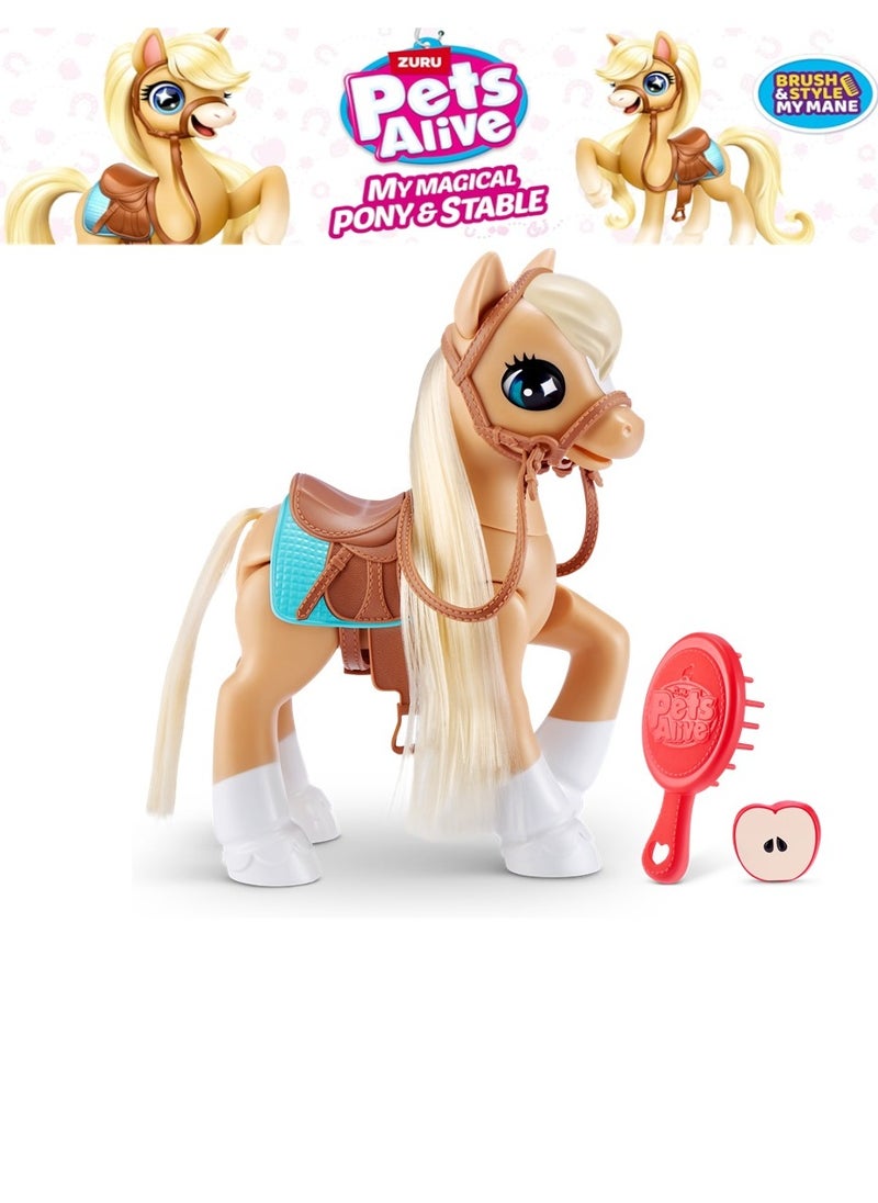 ZURU PETS ALIVE "Magical Pony & Stable" Interactive Robotic PONY Toy for Ages 3+ - pzsku/ZCB86110F7B92259D869FZ/45/_/1714379316/d894c34b-1f97-447b-9fff-fcc95b1e4d36